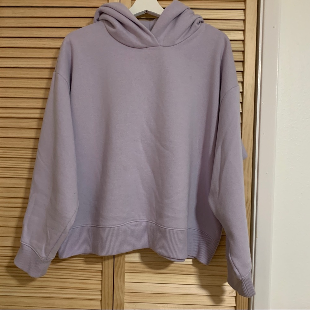 Crop Lilac Sweatshirt